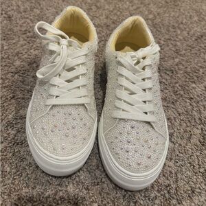 Betsey Johnson pearl sneakers